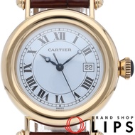 นาฬิกา Cartier Diabolo de Cartier รุ่น LM Diabolo LM W1507651 พร้อมกล่องและใบรับประกัน หนัง K18YG สี