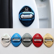 4pcs Honda Car Door Lock Cover Vezel Civic Fit City Jazz HRV CRV BRV Accord Door Latch