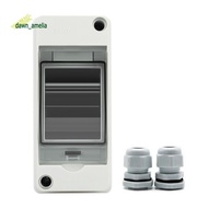 HT-2 IP65 Waterproof Distribution Breaker Box Panel Installation 2 WAY PC Outdoor Electrical MCB Sol