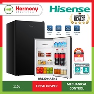 [COURIER DELIVERY] HISENSE RR120D4ABN1 Single Door Refrigerator 110L Fridge 4 Star Peti Sejuk 冰箱