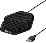 BOYA USB Conference Condenser Microphone, Office Laptop PC Computer Microphone for Windows Mac Dictation, Recording, YouTube, Skype, Conference Call