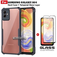 Samsung A04 Case Package Samsung A04e Schockproof/ TransparentFusion Free Screen Guard Protector Han