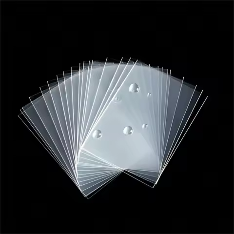 Set of 50 Clear Penny Card Sleeve Game Card Sleeves for Board and Trading Cards Baseball Card, Sport