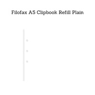 Filofax A5 Clipbook Refill Plain, Ruled, Squared