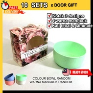 10 SETS  Door gift Bowl Door gift Mangkuk Cenderahati Kahwin  Souvenirs Door Gift Kahwin Goodies Kah