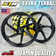 S1M 6 Batang Sport Rim/ Y15ZR Y16 V1 Abs Y125 LC135 V8 Fi 4S 5S SRL115Fi/ Y125 6 Batang Rim Hitam