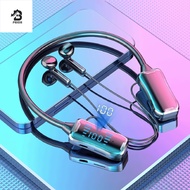 PRICH Wireless Bluetooth Earphone, LED Display Magnetic Neckband Headset, New Stereo Sound Bluetooth