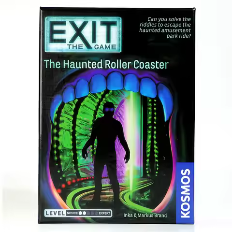 EXIT: The Haunted Roller Coaster - Unique Escape Room Game - 1-4 Players - Puzzle Solving Strategy B