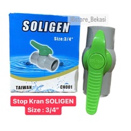 PVC Ball Valve PVC Stop Valve/ SOLIGEN CN001 3/s4