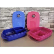 TUPPERWARE Reheatable Divided Dish lunch box 1.0L