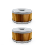 Motorcycle 2Pcs Engine Oil Filters for Suzuki DR-Z250 DR250 GN250 GZ250 SP250 TU250 DR350 VL250 Intr