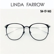 Linda farrow titanium round glasses 鈦金屬眼鏡