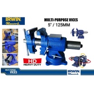 Irwin Record 125mm / 5-inch H/Duty Multi-Purpose Swivel Bench Vise