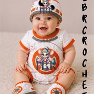 Crochet Robot BB-8 Baby Boy Costume Set (made upon order)