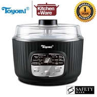 TOYOMI Double Boil Cooker 1.8L/Double Boiler Slow Cooker Stew Cooker/Electric Stew Cooker &amp; Soup Cooker &amp; Steamer 3in1