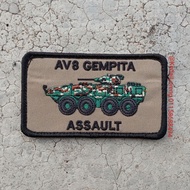 x A20008 Patch Embroidery AV8 Gempita IFV 25 Assault