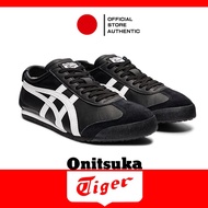 Original Onitsuka Tiger Mexico 66 summer Low cut running shoes DL408-9001 Black White