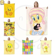 Tweety Bird Ultra-Soft Micro Fleece Blanket printing patterns, fashion, warmth, soft, bed and sofa b