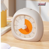 ROWAN1 Visual Timer, Plastic Silent Countdown Timer, Fashion Focus Aid 60 Minute Study Timer Classro