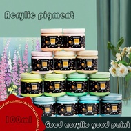 100ml/3.38oz Acrylic Paint, Waterproof, Sunproof, Fade-Resistant, Suitable For DIY Art Painting On W