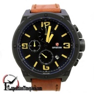 Jam Tangan Expedition E 6388M Black Cream Brown