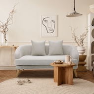 SB Design Square KONCEPT FURNITURE โซฟา 3 ที่นั่ง รุ่น Junie สีครีม (166x77x71 ซม.)