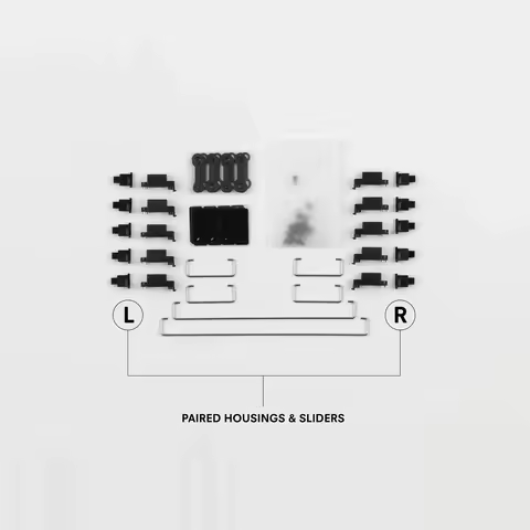 Typeplus X YIKB PCB Stabilizer Screw in for Mechanical Keyboard 60% 80% 100% Black Customize Game PC