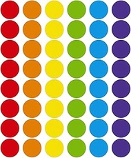 FLYAB 48Pcs Classroom Floor Stickers - 6" Multicolor Line Up Dots for Classroom Floor Stickers 6 Col