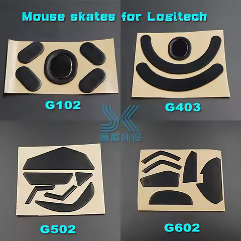 New 0.6MM 3M Feet Replace Foot Mouse Skates for Logitech G502 G403 G602 G603 G703 G700 G700S G600 G5