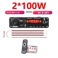Bo Mạch Khuếch Đại Âm Thanh Xe Hơi Bluetooth Dual Power 400W & 200W Tích Hợp Bộ Giải Mã MP3 USB TF R