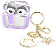 Cases for Cute Airpods 4 Case Cover Women, Clear Airpod 4 Case Lock iPods 4 Cases Hard Protective Ai