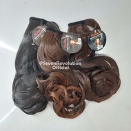 40CM Curly Adhesive Ponytail natural By Seven Revolution (AC-332)