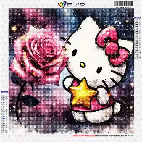 Sanrio Diamond Painting Hello Kitty New Collection 2025 Diamond Mosaic 5D DIY Cross Stitch Kits Diam
