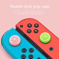 For Nintendo Switch Oled / Lite Joy con thumb grip caps soft Controller Cover Joystick rubber Gamepad Button Lemon Cases NS Accessories