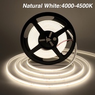 cod IP68 Waterproof COB Strip 12V 24V 320Leds/M RA90 3000K 4000K 6000K Home Garden Decor Flexible Ri