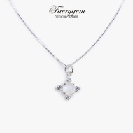 Elegant Faery Moonstone Positive Energy Necklace - By FaeryGem Silver 925