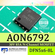 AON6792 6792 30V 85A N-Channel MOSFET DFN5x6-8L Alpha & Omega