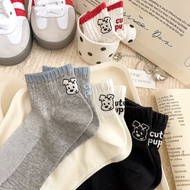 [Taiwan 24H Shipping] Socks Middle Tube Socks Embroidered Socks Dog Socks Lop-Eared Dog Embroidered 