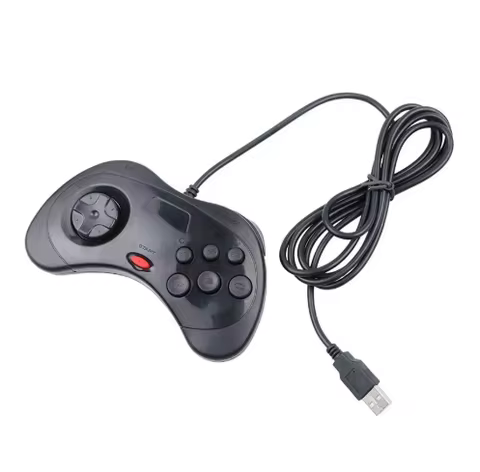 For Sega Saturn Controller Wired For Saturn System Game Controller With USB Classic Gamepad