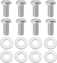 8 Sets TV Wall Mount Bracket Screws 304 Stainless Steel M8x16mm with Gasket Kit TV Bracket Bolts Com