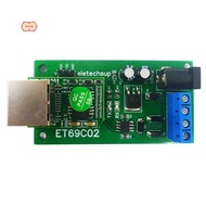 ET69C02 Ethernet Network IP RJ45 to RS485 Bus Converter for Modbus RTU Master Slave Client Server MQ