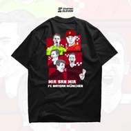 Starting Eleven FC Bayermunchen Football T-Shirt Combed 24s Black S-XXL