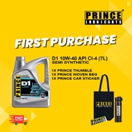 Prince lubricant D1 10w40 Semi Synthetic 7L