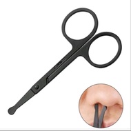 MATA Stainless Steel Nose Hair Scissors, Eyelash, Eyebrow, Mustache, Blunt