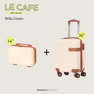 SWISHNAVY กระเป๋าเดินทาง ล้อลาก  รุ่น Le Cafe 8080 & Royal Cafe 7070 ขนาด 14 16 20 24 28  นิ้ว จับคู