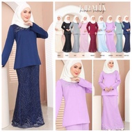 Kirana Mini Kurung Moden Lace. 9117 Kirana Lace Kurung. Kurung Babydoll Kirana. Baju Kurung Moden Lace Sulam Bunga.