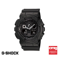 CASIO นาฬิกาข้อมือผู้ชาย G-SHOCK YOUTH รุ่น GA-100-1A1DR วัสดุเรซิ่น สีดำ