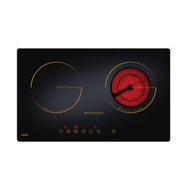 【WUCHT】VEES HL-400k Hybrid Hob | Induction + Ceramic Built-in Hob | 4800W Dual Heat Cooker | Duo Uni