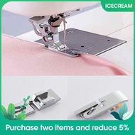 ♀icecream  1Pc Rolled Foot Brother Janome Singer Silver Bernet Sewing Machine