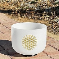 Sound Healing Bowl Crystal 528hz Life Of Flower Crystal Singing Bowl 8 Inch